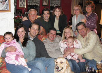 Family gathering at Thanksgiving 2008.